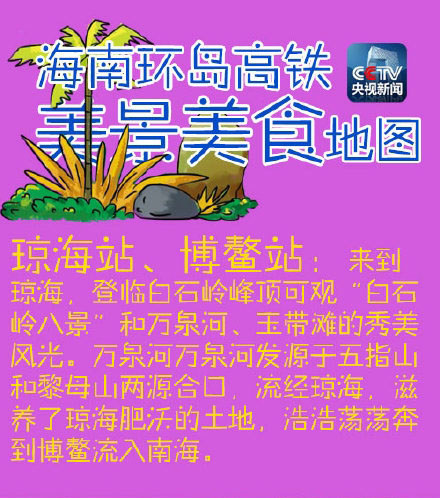 瓊海站推薦景點