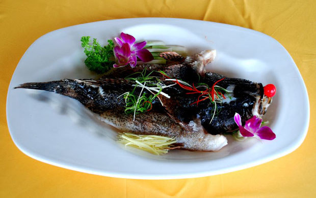 清蒸南麗湖沙蚌魚